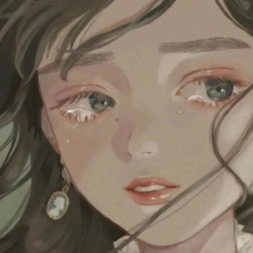 古风动漫女生头像玉容寂寞泪阑干,梨花一枝春带雨
