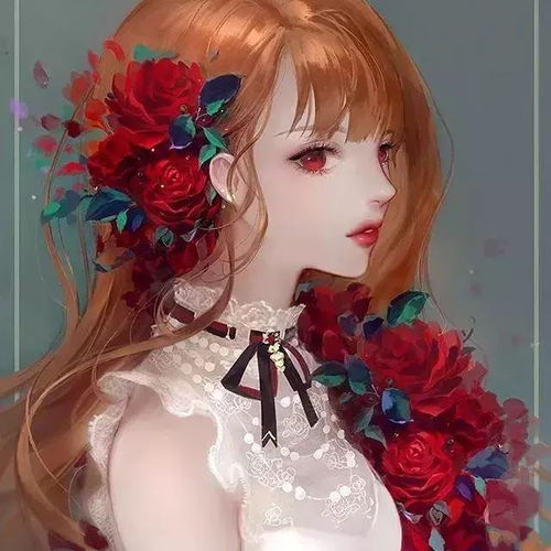 满屏的仙气回荡果然,还是女孩子会画画