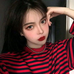 清纯时尚女生头像高颜值女生qq头像