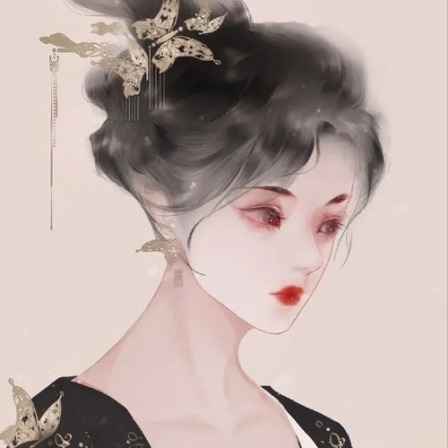 古风女生头像丨我贪恋的人捡烟花不偏不倚都是你