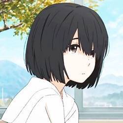 动漫头像,短发女生悲伤,不要眼泪