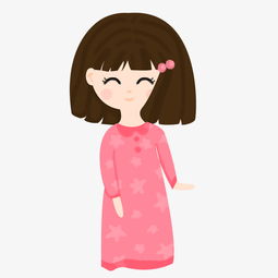 红色裙子女孩手绘插画psd图片素材其他格式下载动漫人物大全