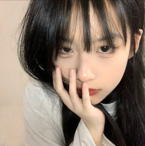 ins高冷范女生头像