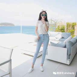 高腰裤的长腿美女显瘦搭配高腰裤让美得独到图