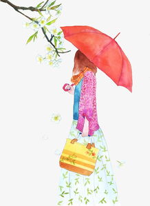 少女系唯美手绘插画素材图片免费下载高清卡通手绘png千库网图片编号3743319