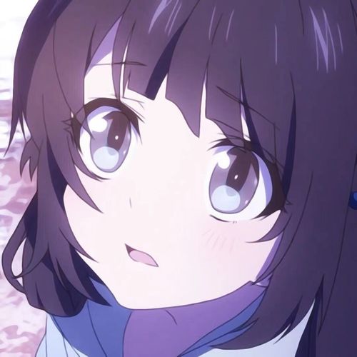 动漫女生头像希望你开心,无论和谁,无论在哪