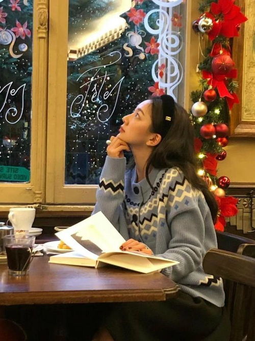 ins氛围感圣诞拍照姿势,get韩女精髓