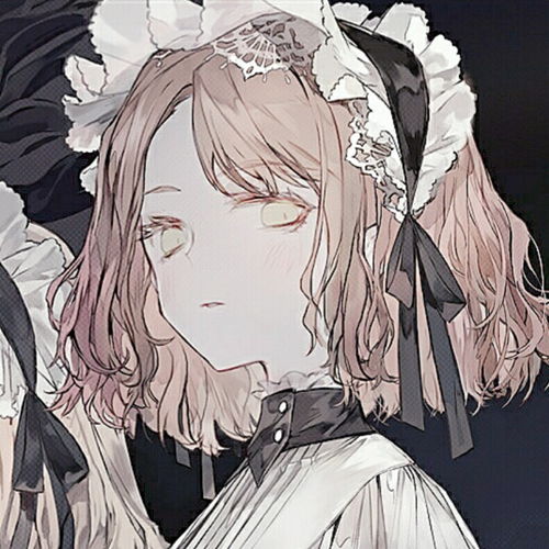 短发女生头像