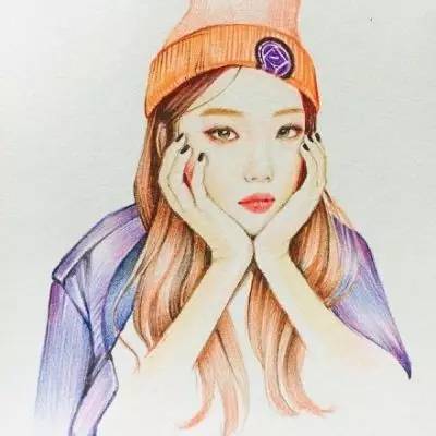 手绘头像丨我只是女生但也要酷酷哒