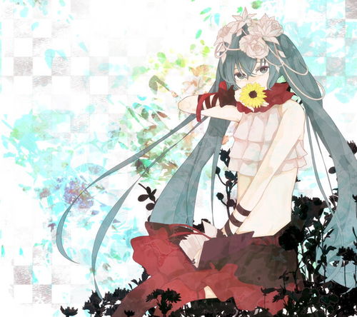 p站二次元插画少女头像原创壁纸初音堆糖,美好生活研究所