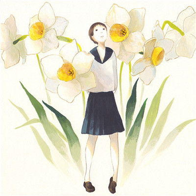 2018花和女生的头像唯美小清新温和从容岁月静好