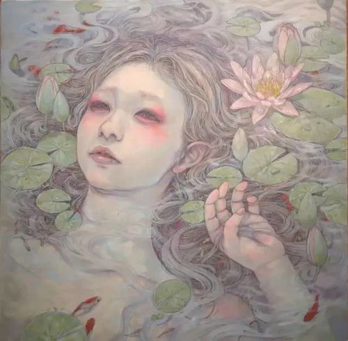 岛国的插画师笔下的美女,美丽又暗含邪魅