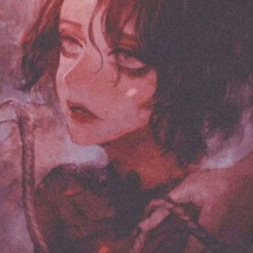 黑暗动漫女头像二次元丧系女头像