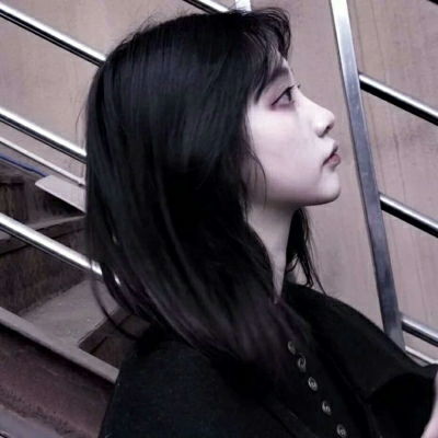 女生头像长发唯美侧脸绝美