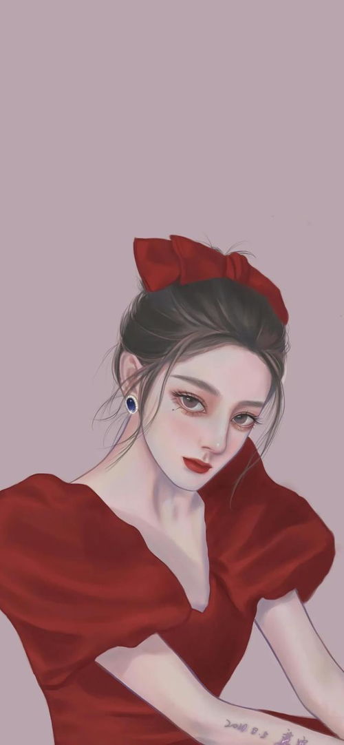 超美仙气女生插画壁纸,慢慢生活,慢慢热爱