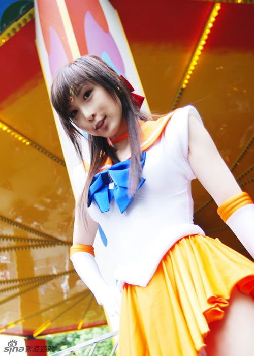 长腿hold不住美少女战士爱野美奈子cos