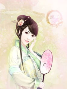 求手绘古风美女图,要背景,不要立绘