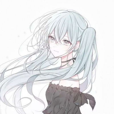丧头像动漫女暗黑系二次元女生头像