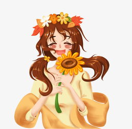 文艺小清新风小女孩手绘插画图片素材其他格式下载动漫人物大全