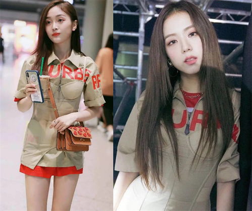 blackpink撞衫张雨绮漫画身材美如画,lisa蛮腰暴击又甜又辣