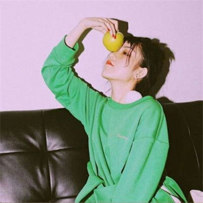 个性唯美森系绿色系头像女生,单纯如初爱的就是这样的