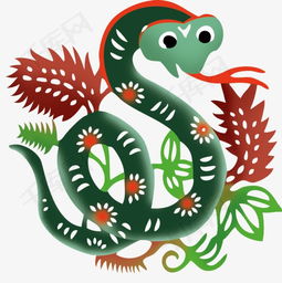 中国风生肖剪纸蛇素材图片免费下载高清装饰图案png千库网图片编号2375452