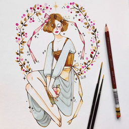 小清新插画,很适合做头像