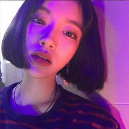 最新呆萌短发个性女生微信头像那个不会离开我的人叫什么