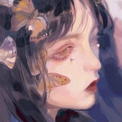 动漫女头高冷侧脸高清二次元女生霸气范