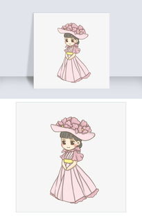 西方少女花朵png图片素材psb格式下载动漫人物大全
