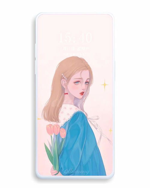 超美仙气女生插画壁纸,慢慢生活,慢慢热爱