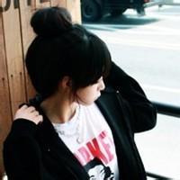 黑色个性女生侧脸头像女生头像qq头像大全qq志乐园