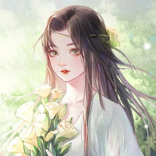 古风女头许一场一见如故,眉目成书