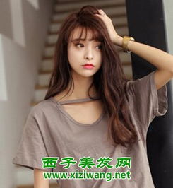 2016款长发微卷发型图片清纯甜美女生必备