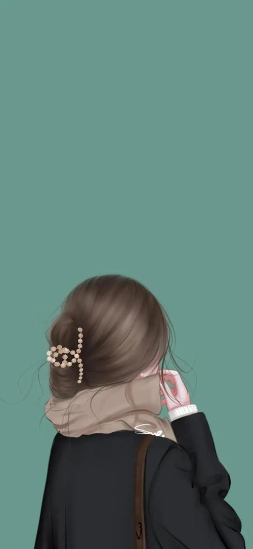 美女背影壁纸