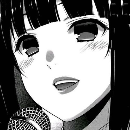 漫画头像女生冷酷霸气黑白心疼自己