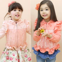 儿童装女童长袖外套2014春装新款外贸女宝宝大童衣服韩版小孩开衫