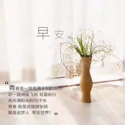 早安正能量图片带字早安心语励志