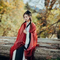 微信头像带来好运的红衣女生真人古风