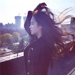 女生头像长发唯美侧脸侧脸