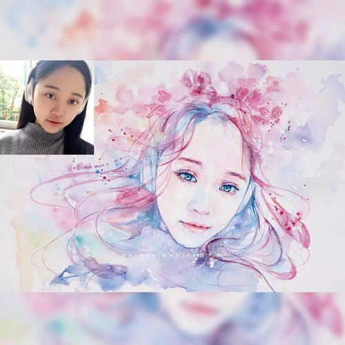 狂澜抖音水彩画面绚烂瑰丽水墨意境超凡脱俗再掀古风美潮