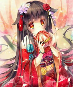 花季少女二次元动漫美图,飘逸长发少女,动感迷人真漂亮