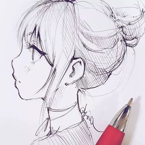 小清新的美少女漫画,拿去做头像吧