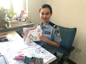 包头女警花手绘萌萌哒漫画普法小宣传火爆朋友圈