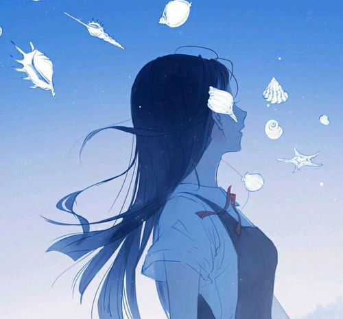 你想要的蓝色系超仙女生头像