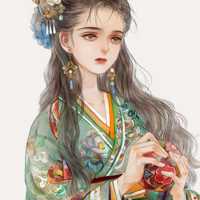 漂亮古风手绘女生头像
