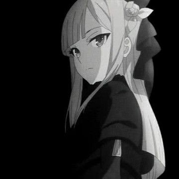 帅气酷酷漫画女生微丧头像,卡通头像图片