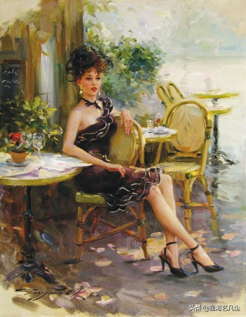 全都是超有气质的乌克兰美女,康斯坦丁拉祖莫夫油画作品鉴赏