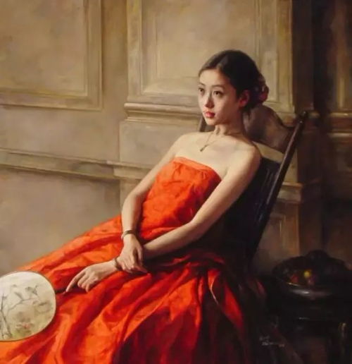 油画下的东方女性之美