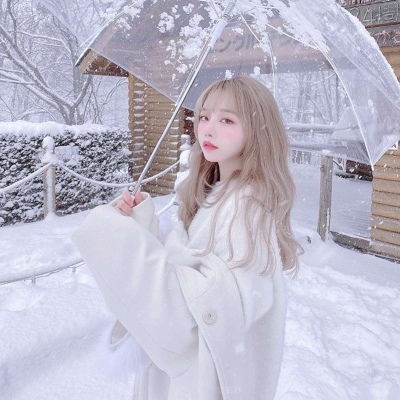 唯美冬天下雪女生闺蜜组头自截女生头像我要个性网
